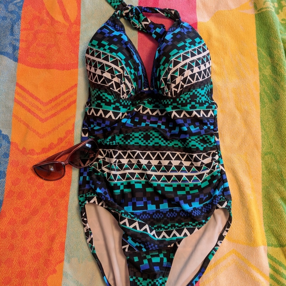 Halter one piece